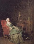 Jean Baptiste Simeon Chardin Take the book of women oil painting on canvas